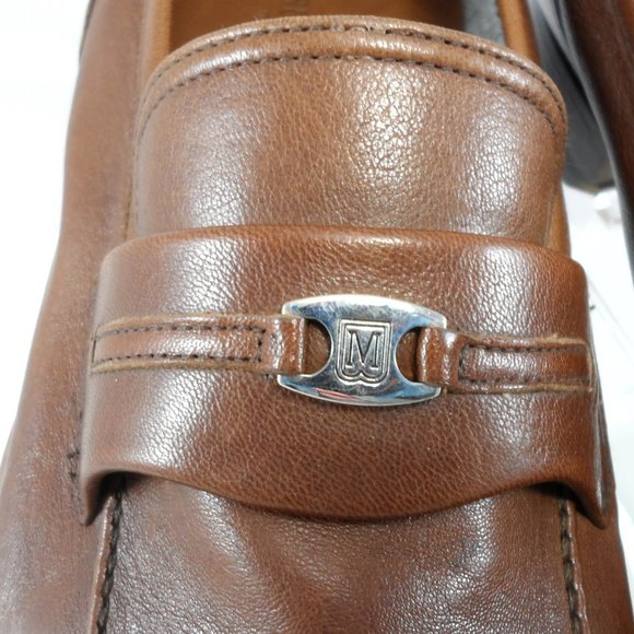 NIB$550 Bruno Magli Rosarbio Leather Flex Loafer Slip-On Dress Men's Shoes 13 - Picture 3 of 15